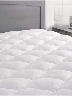 White Bamboo Mattress Topper - Twin XL